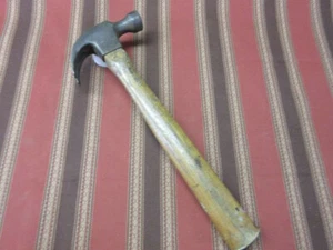 Vintage COLLINS 16 oz. Curved Claw Hammer with original oak handle - Picture 1 of 5