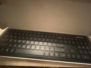 microsoft wireless keyboard clavier Bluetooth black - Picture 1 of 4