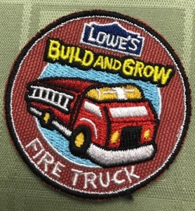 Patch "Fire Truck" by Lowe's "Build and grow" Kids Craft - Picture 1 of 2