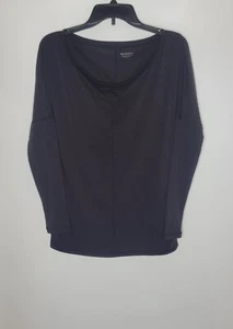 Athleta Women's Shirt Small Black Long Sleeve Oversize Activewear Fitness - Bild 1 von 5