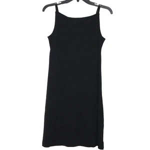 Petites Sophisticate Vintage Women's Sleeveless Black Cocktail Mini Dress S B20 - Picture 1 of 12