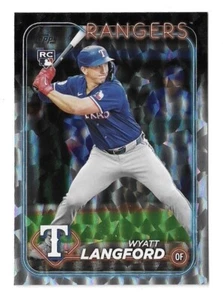 2024 Topps Update US151 Wyatt Langford RC silver foil (Super Box) Rangers - Picture 1 of 2