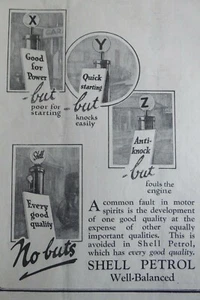 1/1928 PUB SHELL PETROL ESSENCE POMPE ORIGINAL AD - Imagen 1 de 1