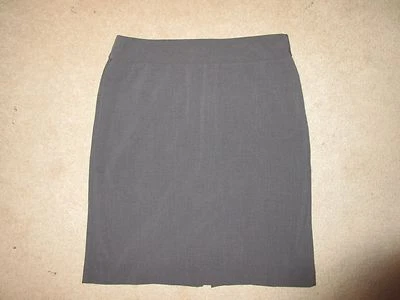 FALDA - Dressbarn - Gris - Hasta la rodilla - Lápiz - Talla 12  Foto 1 de 3