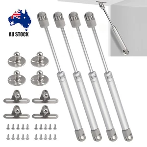 4X 203mm 80N Gas Strut Support Kitchen Cabinet Cupboard Door Hinges Lid Stay AUS - Picture 1 of 17
