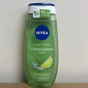 2 x 250ml Nivea Lemongrass & Oil Care Shower Lemongrass Scent Care Oil Beads - Picture 1 of 2