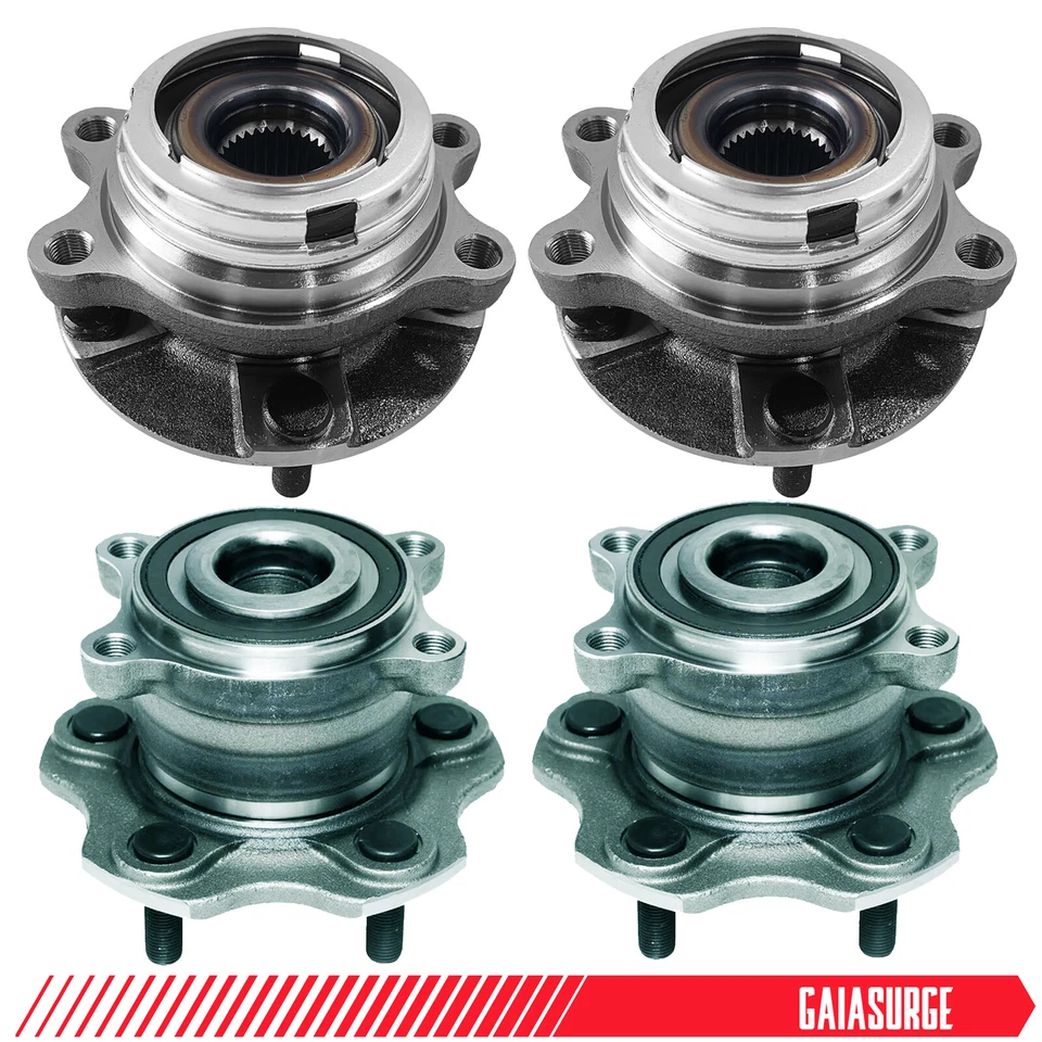 4×Wheel Hub Bearing Assembly For 2014-2019 Infiniti QX60 Nissan Pathfinder FWD Foto 1 de 4