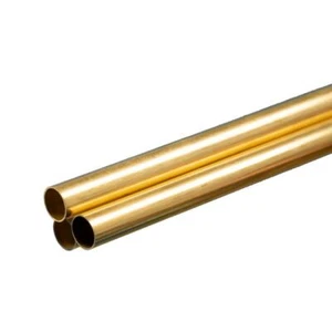 K & S Metals - Round Brass Tube: 3/8" OD x 0.014" Wall x 36" Long - Picture 1 of 1