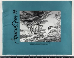 Pittsburgh Watercolor Society's 1998 Program Art Interest - Picture 1 of 3