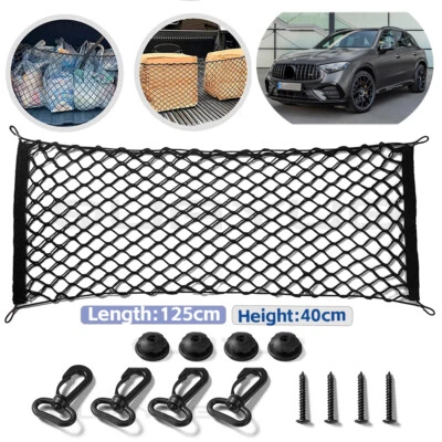 Red de carga de malla estilo sobre maletero trasero para MERCEDES-BENZ CLASE GLC 2016-2024 Foto 1 de 4
