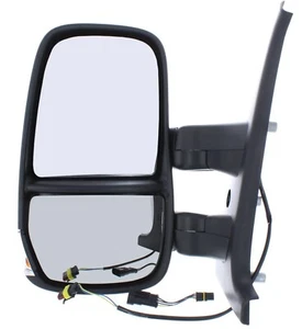 Iveco Daily Van 2006-2014 Short Arm Wing Door Mirror Black Manual Passenger Side - Picture 1 of 10