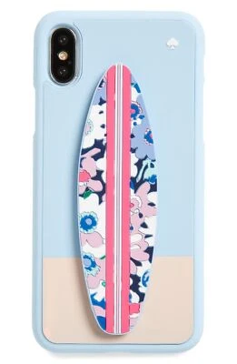 Kate Spade New York 256558 Womens Surfboard Multi iPhone 7/8 Plus Case Stand - Image 1 of 2