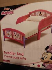Toddler Girls Bed Disney Minnie Mouse Plastic Kids Pink Bed Frame Side Rails NIB