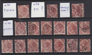 1882 Australia New South Wales NSW QV 4d Red-Brown Perf 11x12 + Others Lot x 16 - Picture 1 of 1