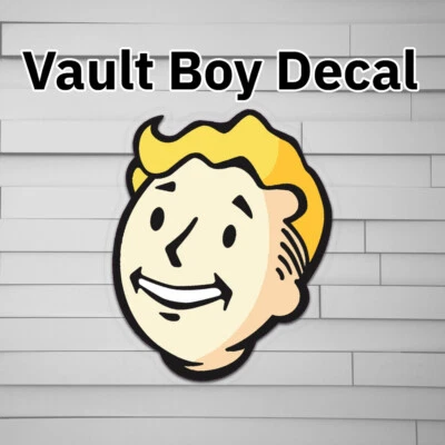 Vault Boy Vinyl Decal (Sticker, Car laptop window tumbler water bottle) fallout - Image 1 of 4