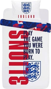 England Single Duvet Set Kids England FC Bedding Set Official Licensed - Picture 1 of 4