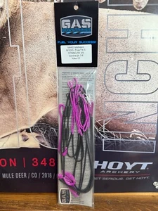 Gas Bowstrings Mathews TRIAX Bowstring Cable Set W/ Speed Nocks Flo Purple - Picture 1 of 1