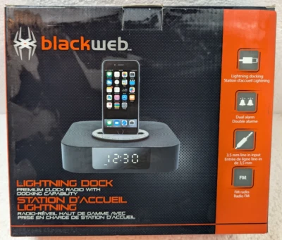 Blackweb DS408 Dock Speaker System  Lightning iPhone/iPod - TESTED - Image 1 of 4