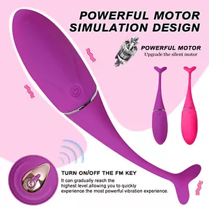 Fernbedienung Kugel Ei Vibrator G-Punkt Klitoris Dildo Sexspielzeug Für Frauen💕 - Bild 1 von 36