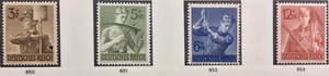 Deutsches Reich Michel 850-853 Postfrisch, „Arbeitsdienst“, Original Gummierung - Bild 1 von 1