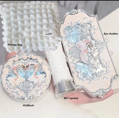 Flower Knows Swan Ballet Series Six Color Eyeshadow Pallet White Set - Image 1 of 4