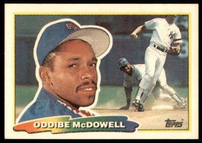 1988 Topps Big Oddibe McDowell 2088e Texas Rangers #198 - Image 1 of 2
