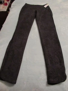 METAPHOR, JUNIOR'S NEW Gray/Black Poly Bl Paisley Leggings, Size XS - Picture 1 of 8
