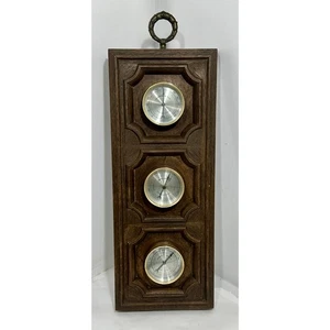 Vintage Springfield Weather Station Humidity Barometer Working - Picture 1 of 3
