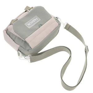 1Pc Canvas Shoulder Bag Multi-function Storage Pouch Fashion Messenger Bag - Picture 1 of 12