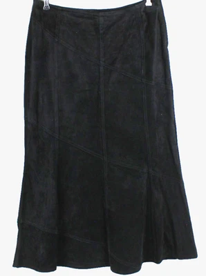 H&M 100% Leather (Suede) Skirt Maxi Skirt Ladies Gr.44 Very Good Condition - Image 1 of 3