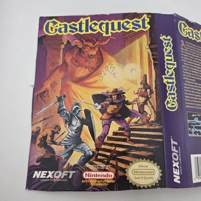 Castlequest - Solo Estuche - Nintendo Nes - Auténtico Slip Art (Sin Juego) Foto 1 de 4