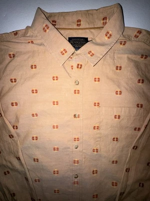 Pendleton Button Up Shirt Men’s 2XL Southwestern Aztec Pattern Tan Long Sleeve - Image 1 of 4