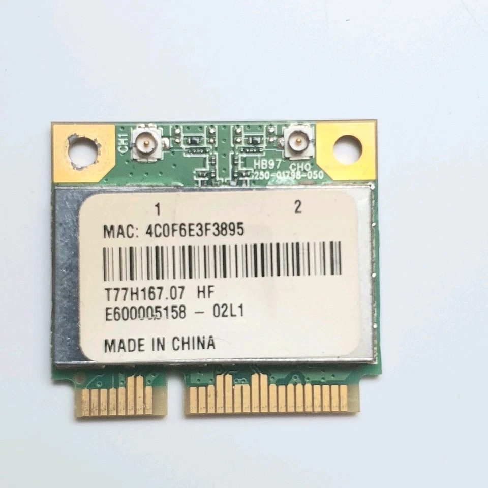 Atheros AR5B97 WLAN Karte Mini PCIe 300Mbps WiFi DL6210-D50 – getestet - Bild 1 von 2
