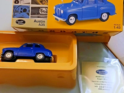Corgi Vanguards 1:43 Austin A35 VA23004 Capri Blue LE Boxed - Image 1 of 4