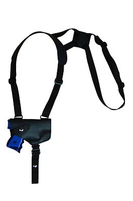 NEW Barsony Horizontal Black Leather Shoulder Holster Steyr, Walther Comp 9mm 40 - Image 1 of 4