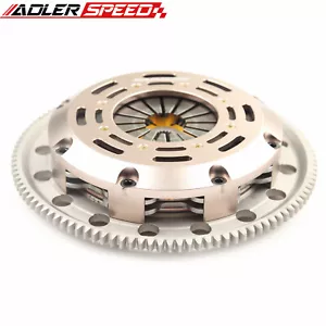 Racing & Street Clutch Twin Disc Kit For 89-91 Honda Civic CRX 1.5L 1.6L D15 D16 - Foto 1 di 5