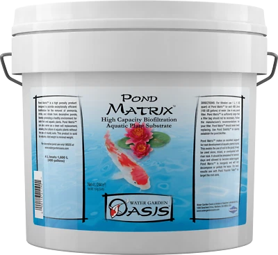 AGUA JARDÍN OASIS SEACHEM ESTANQUE MATRIZ 4 LITROS FILTRACIÓN MEDIOS CONTROL AMONÍACO  Foto 1 de 4