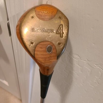 MacGregor MT Tourney TW1 Women's Persimmon 4 Wood RH 43 1/2 Inch Steel Shaft - Image 1 of 4