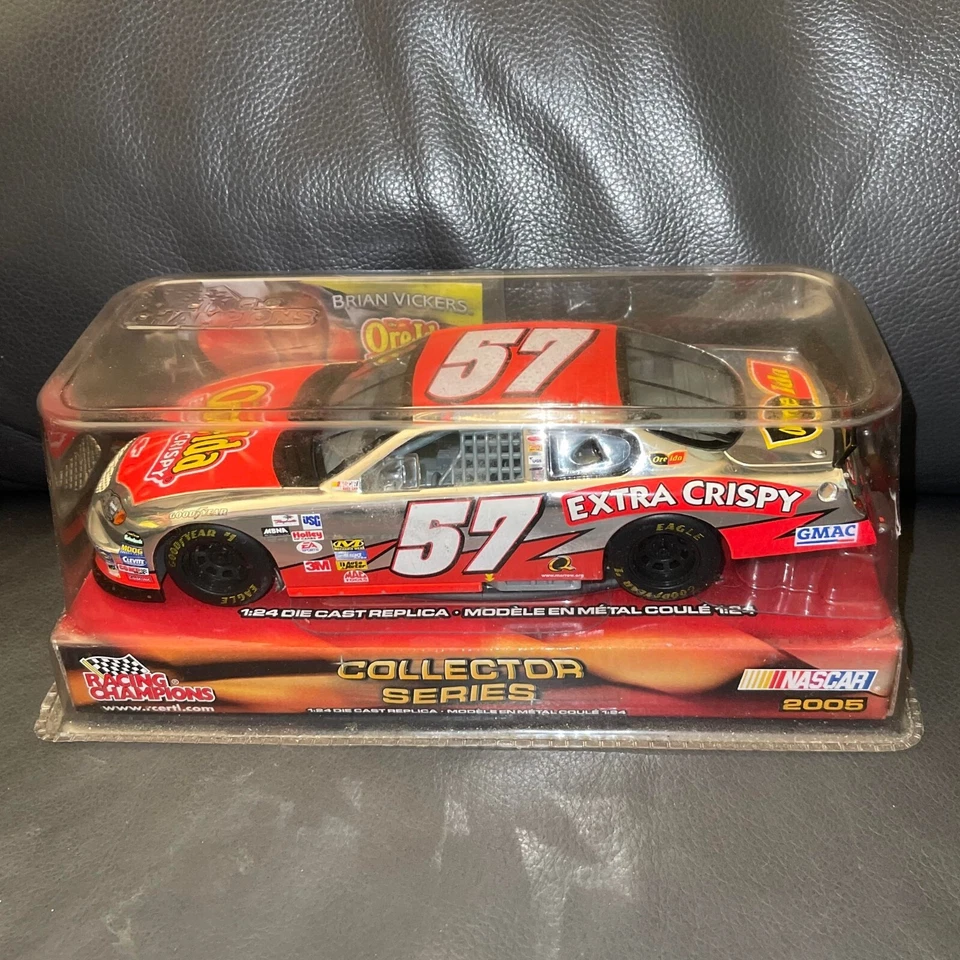 CAMPEONES DE CARRERAS 1/24 2005 BRIAN VICKERS #57 ORE IDA PLATA CROMO 1 DE 1500 Foto 1 de 1