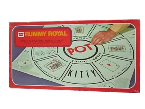 Vintage 1973 Whitman Rummy Royal Table-Size Game Sheet PLUS a 2nd Game Sheet - Picture 1 of 6