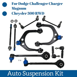 10 Pcs Suspension Parts kit Control Arm Ball Joint Tie Rod End Sway Bar Link Kit - Picture 1 of 6