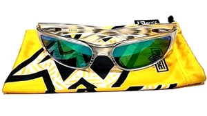 Revo RE4058 09 Heading Crystal Wrap Sunglasses w Polarized Green Fuse Lenses USA - Picture 1 of 12