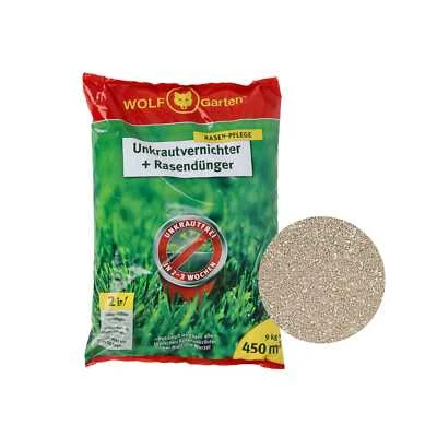 Wolf-Garten SQ 450 Unkrautvernichter plus Rasendünger 9 kg 2 in 1 Unkrautfrei - Bild 1 von 2