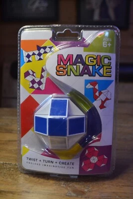 Magic Snake Puzzle Twist+ Turn+Create Blue. Brand New & Sealed. see pictures - Image 1 of 3