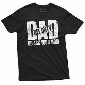 Herren Off Duty Vater T-Shirt Vatertag Vater Geschenk T-Shirt Geburtstagsgeschenk für ihn - Bild 1 von 8