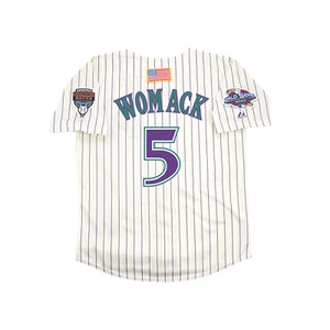 Tony Womack 2001 Arizona Diamondbacks Alt Home Ivory World Series Men's Jersey - Picture 1 of 5