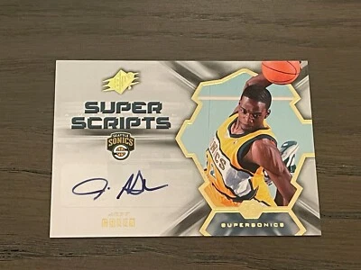 2007-08 SPX Super Scripts Jeff Green Auto #SS-JG Seattle Supersonics - Image 1 of 2