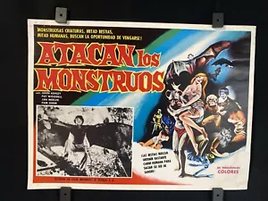 1972 The Twilight People John Ashley HORROR authentische mexikanische LOBBYKARTE - Bild 1 von 3