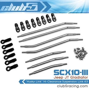 "Husky Link" HD M4 Hi-Clearance Suspension Links for SCX10 III JT Gladiator - Picture 1 of 8