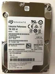 *NEW ZERO HOURS*-ST600MP0006-Seagate 15K HDD 600GB 15K RPM SAS 12Gb/s 256MB 2.5" - Picture 1 of 1